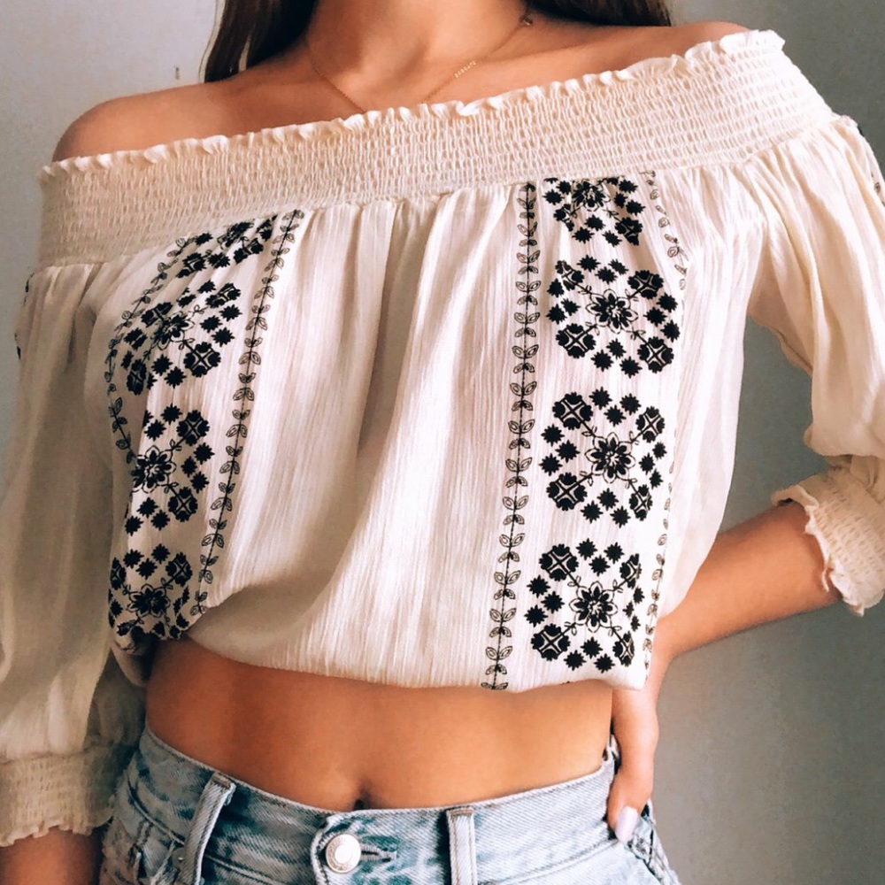 off shoulder top